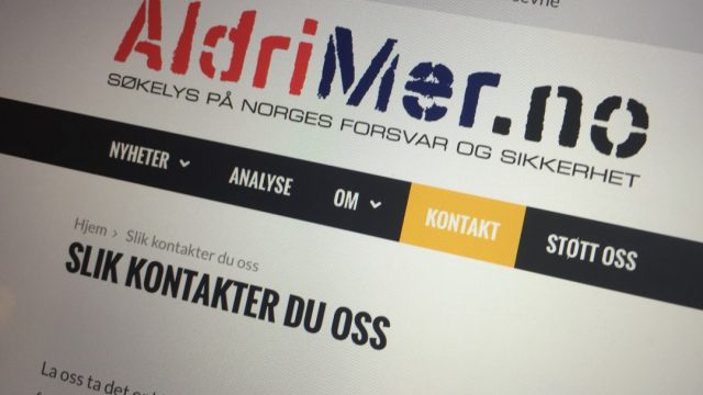 Tekniske problemer med kontaktskjema