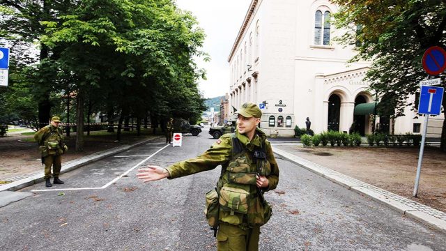 Militærøvelse i Oslo under stortingsvalget