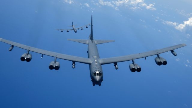 Amerikanske B-52 bombefly mot Russland
