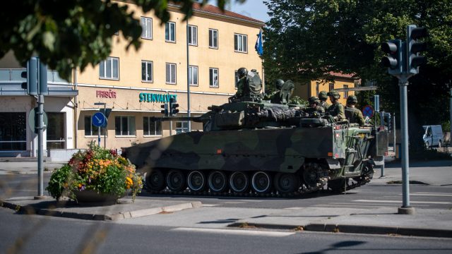 Det svenske forsvaret trapper opp på Gotland